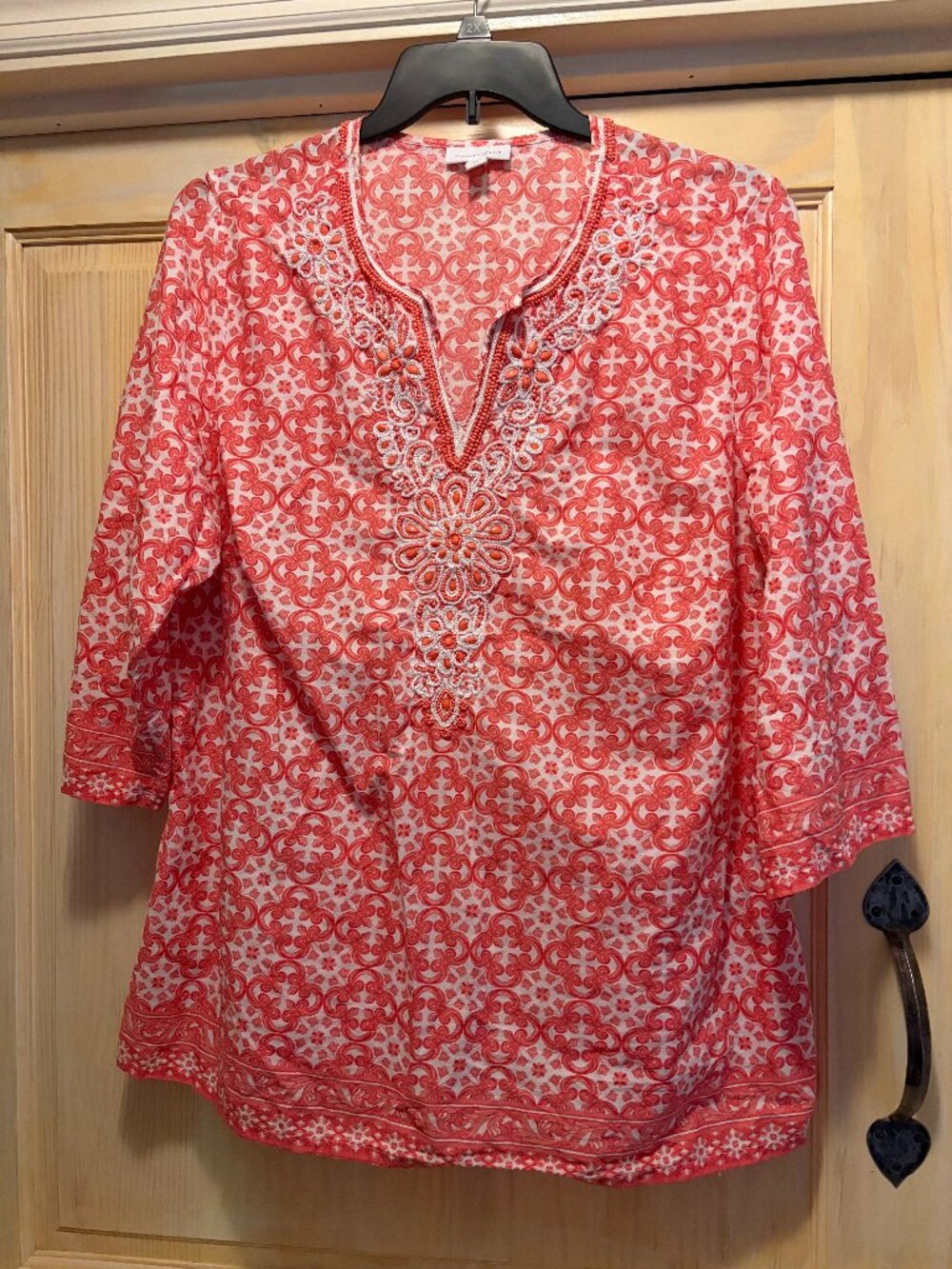 Charter Club Coral Breeze tunic top